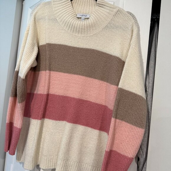 Instyle Pink & Beige Sweater - Picture 1 of 2